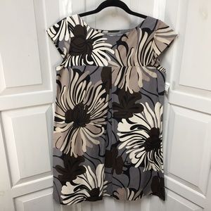 Zara Woman Floral 100% Cotton Mini Dress NWT